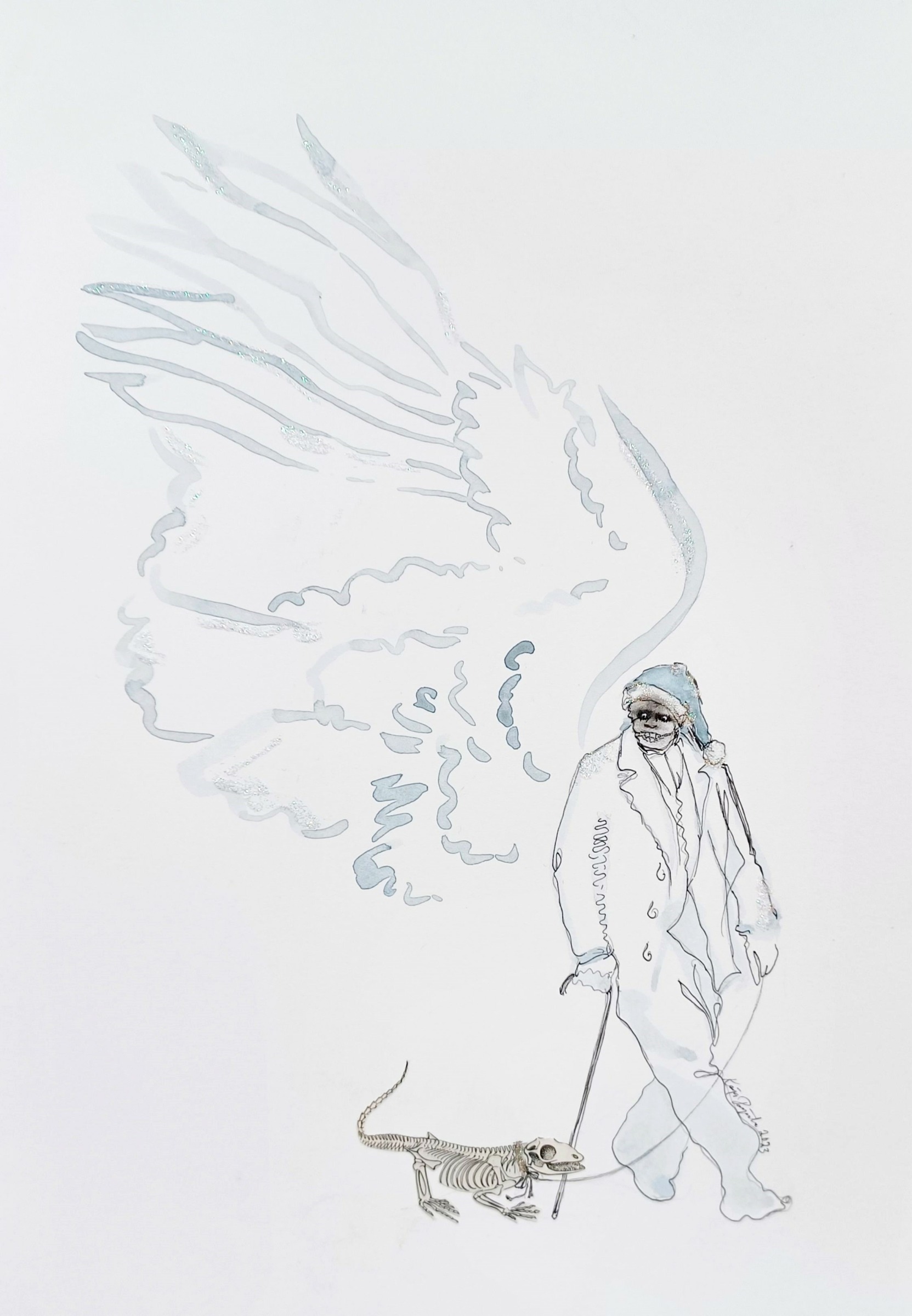 Kaija Poijulan teos 'Unissakävely / Sleepwalk'